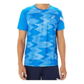 A-I-M Dry Grafik Kısa Kollu Gömlek “Electric Blue”