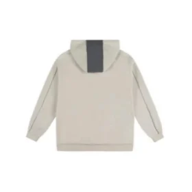 Colorblock Sherpa Kapüşonlu Sweatshirt “Bej”