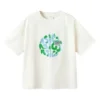 Earth Theme Logo T-Shirt “Beyaz”