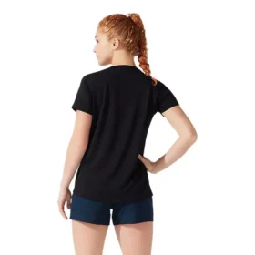 Gümüş Kısa Kollu Üst Giyim “Performance Black”
