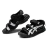 Kahana SD 2 Moda Retro Spor Unisex Sandalet “Siyah Beyaz”