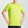 Kısa Kollu Koşu Üst Giyim “Lime Zest”