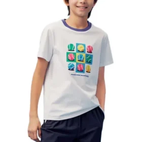 Lifestyle Grafik Tişört “White Multi”