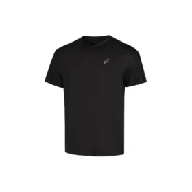 LITE-SHOW Kısa Kollu Koşu Üst Giyim Asya Bedenleri “Performance Black”