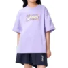Logo Baskılı Tişört “Purple”