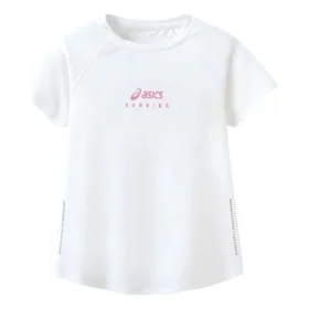 Logo Tişört “Beyaz Pembe Gri”