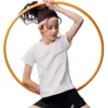 Logo Tişört “Beyaz Pembe Gri”