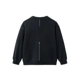 Renk Bloklu Kazak “Black Beige”