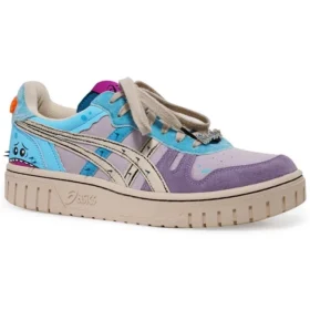 Rick and Morty x Asics Court-MZ Unisex Spor Ayakkabı Mavi/Mor