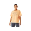 Training Core Relaxed Grafik Tişört “Turuncu”